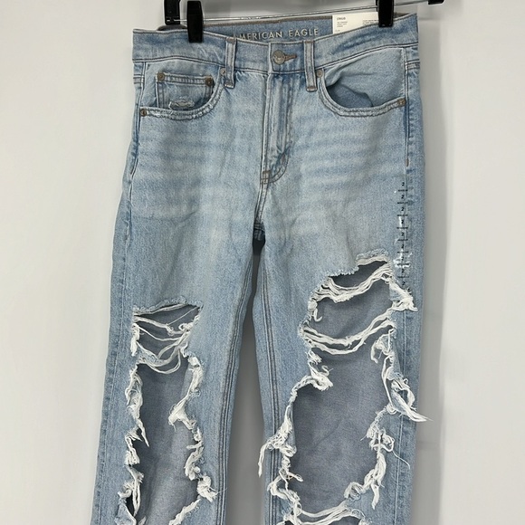 American Eagle NWT women’s strigid 90’s straight jeans 2 - Picture 2 of 9